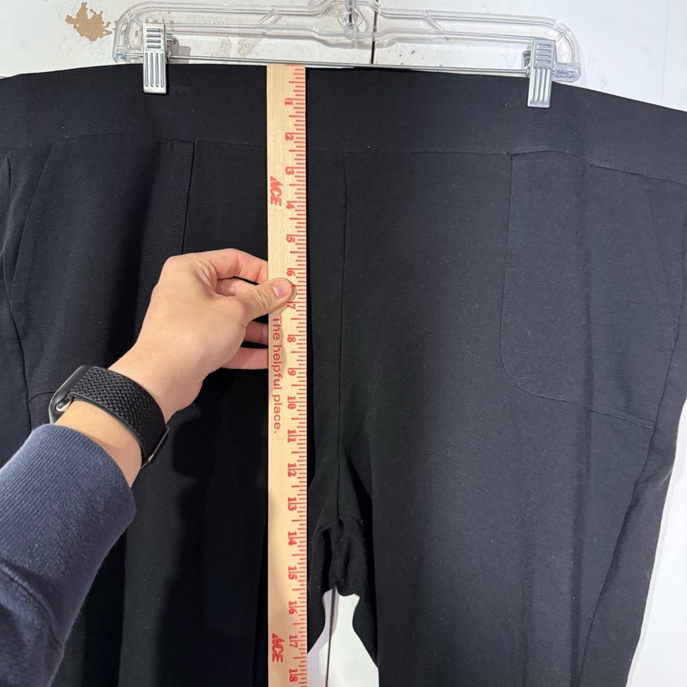 Torrid Full-Length Pocket Ponte Leggings Black Size 4X / 26 Stretch Mid Rise - Picture 6 of 13